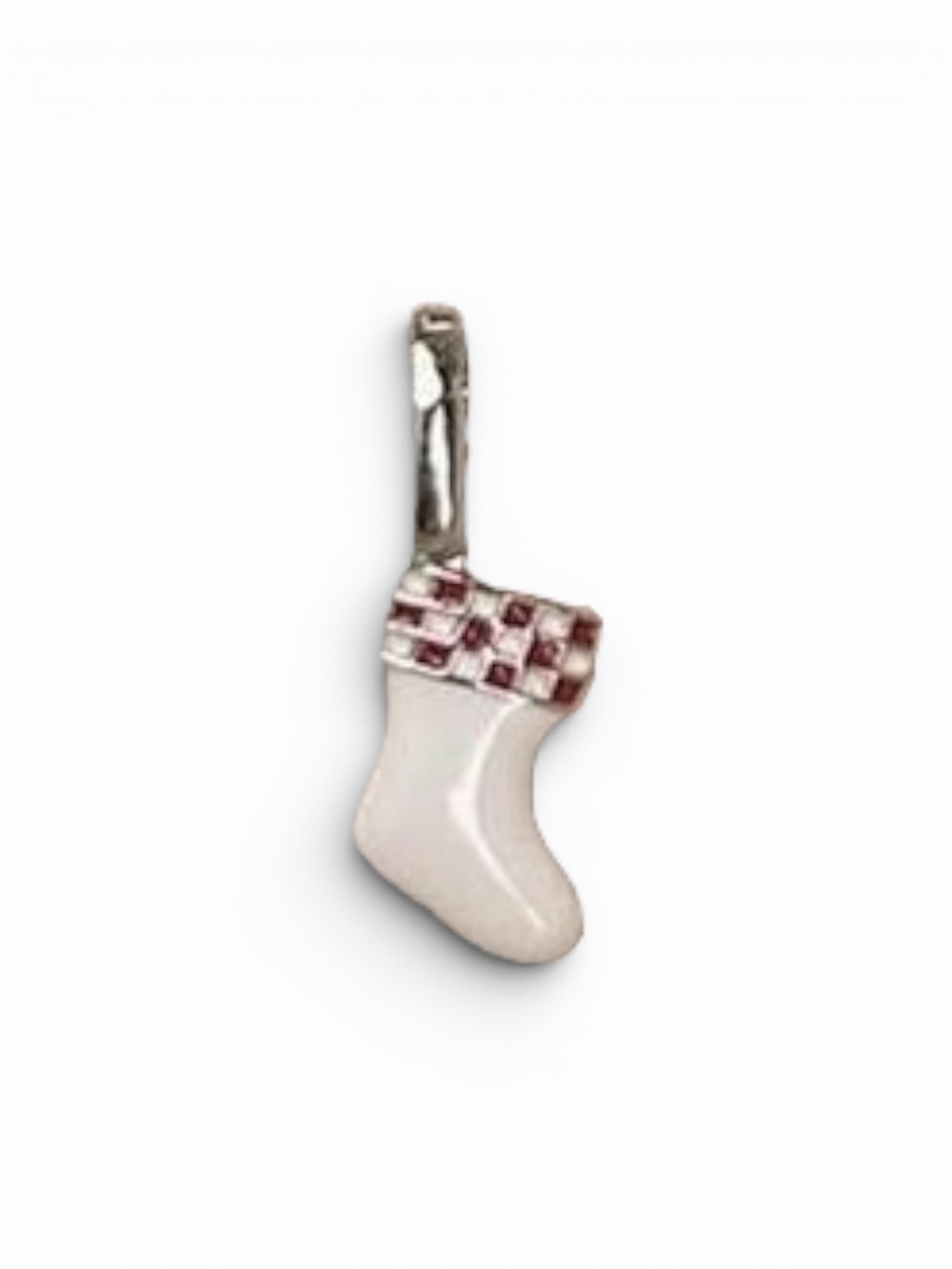 Pura Vida Harper Stocking Charm Silver